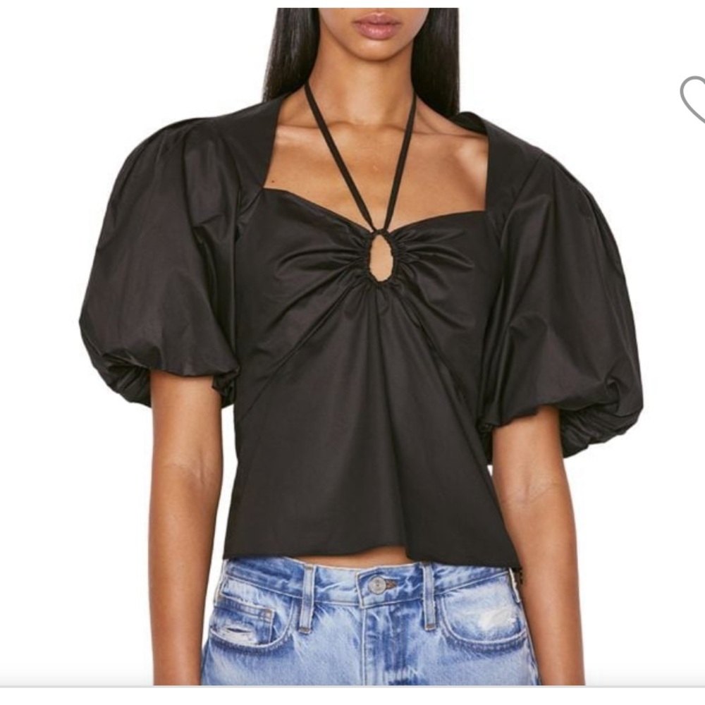 Nordstrom tie neck top